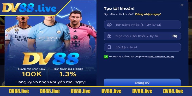 Điều kiện cần đáp ứng khi đăng ký DV88